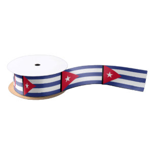 Ruban En Satin Drapeau classique de Cuba
