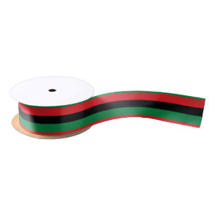 Ruban En Satin Drapeau d'Africain de casserole