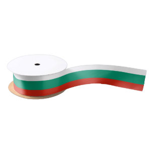 Ruban En Satin Drapeau de Bulgarie ou de Bulgarie