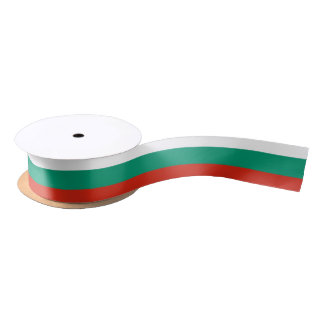 Ruban En Satin Drapeau de Bulgarie ou de Bulgarie