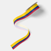 Ruban En Satin Drapeau de Colombie (Dos)