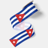 Ruban En Satin Drapeau de Cuba (Dos)