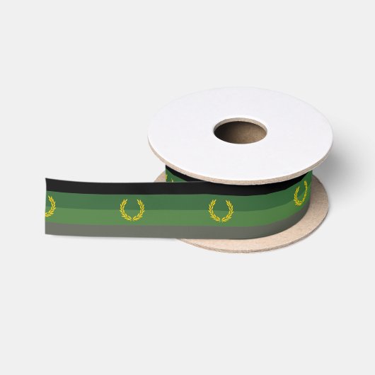 Ruban En Satin Drapeau de fierté de l'uniforme militaire (Bobine)
