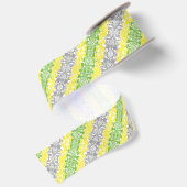 Ruban En Satin Drapeau de fierté lithromantique abstrait funky gé (Dos)