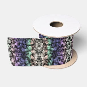 Ruban En Satin Drapeau de fierté Uingender Boho Groovy Bulles Écl