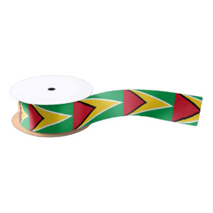 Ruban En Satin Drapeau de Guyana 