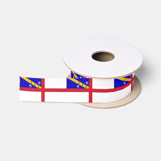 Ruban En Satin Drapeau de Herm (Bobine)
