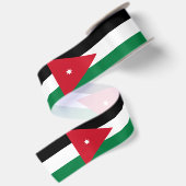 Ruban En Satin Drapeau de Jordanie (Dos)
