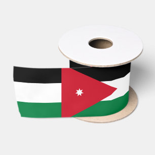 Ruban En Satin Drapeau de Jordanie
