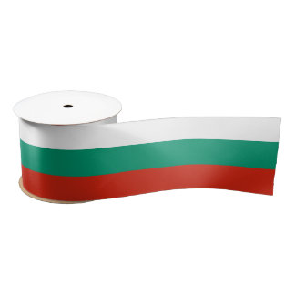 Ruban En Satin Drapeau de la Bulgarie