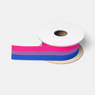 Ruban En Satin Drapeau de la fierté bisexuelle