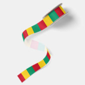 Ruban En Satin Drapeau de la Guinée (Dos)