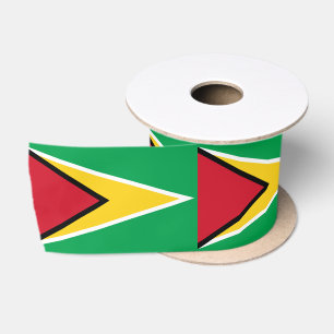 Ruban En Satin Drapeau de la Guyane