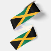 Ruban En Satin Drapeau de la Jamaïque (Dos)