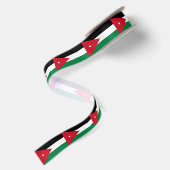 Ruban En Satin Drapeau de la Jordanie (Dos)