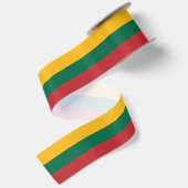 Ruban En Satin Drapeau de la Lituanie (Dos)