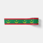 Ruban En Satin Drapeau de la Mauritanie (Devant)