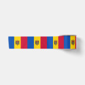 Ruban En Satin Drapeau de la Moldavie (Devant)