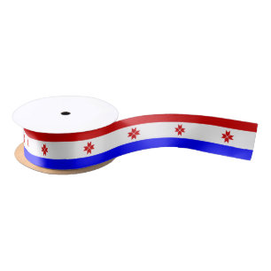 Ruban En Satin Drapeau de la Mordovie