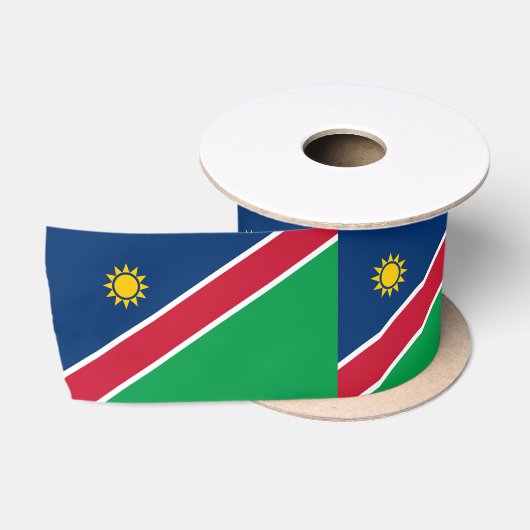Ruban En Satin Drapeau de la Namibie (Bobine)