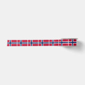 Ruban En Satin Drapeau de la Norvège (Devant)