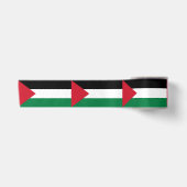 Ruban En Satin Drapeau de la Palestine (Devant)