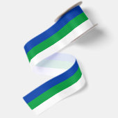 Ruban En Satin Drapeau de la République Komi (Dos)