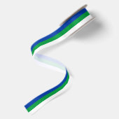 Ruban En Satin Drapeau de la République Komi (Dos)
