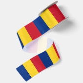 Ruban En Satin Drapeau de la Roumanie (Dos)