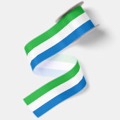 Ruban En Satin Drapeau de la Sierra Leone (Dos)