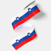 Ruban En Satin Drapeau de la Slovénie (Dos)