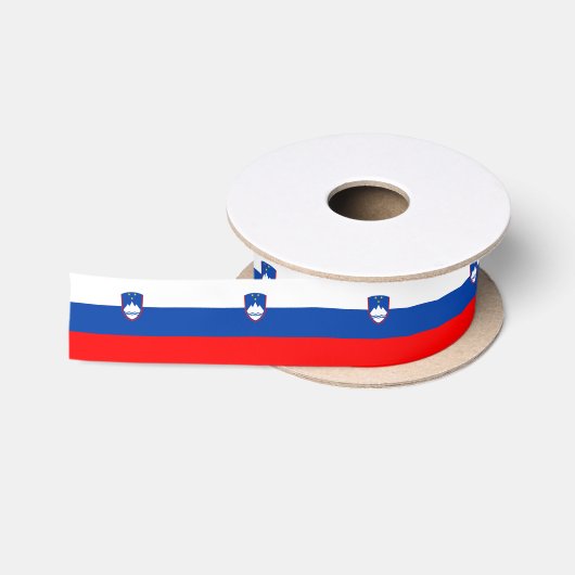 Ruban En Satin Drapeau de la Slovénie (Bobine)