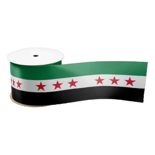 Ruban En Satin Drapeau de la Syrie
