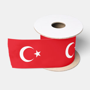 Ruban En Satin Drapeau de la Turquie