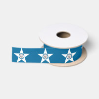 Drapeau de la ville de Houston, Texas Satin Ribbon
