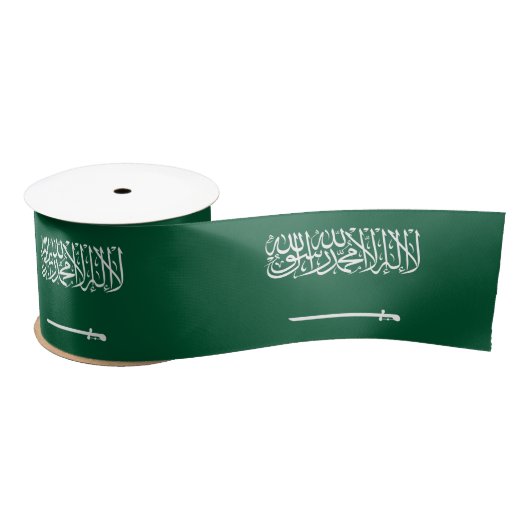 Ruban En Satin Drapeau de l'Arabie saoudite (Bobine)