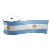 Ruban En Satin Drapeau de l'Argentine (Bobine)