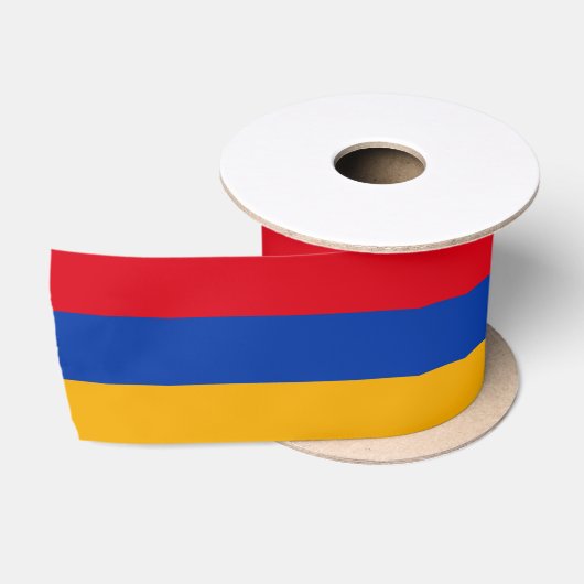 Ruban En Satin Drapeau de l'Arménie (Bobine)
