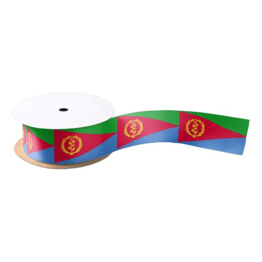 Ruban En Satin Drapeau de l'Érythrée (Bobine)