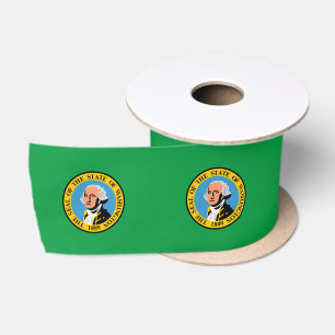 Ruban En Satin drapeau de l'État de Washington