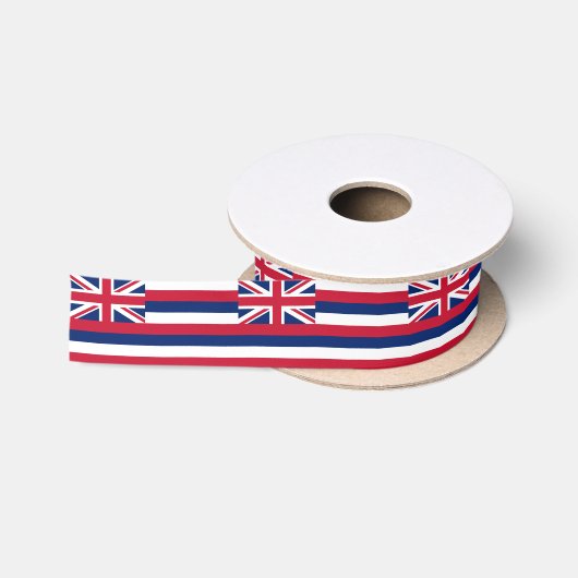 Ruban En Satin Drapeau de l'État d'Hawaii (Bobine)