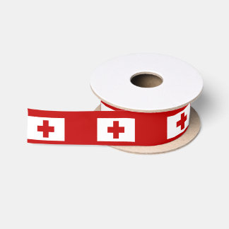 Ruban En Satin Drapeau de l'île des Tonga
