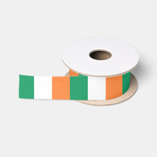 Ruban En Satin Drapeau de l'Irlande