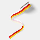 Ruban En Satin Drapeau de l'Ossétie du Sud (Dos)
