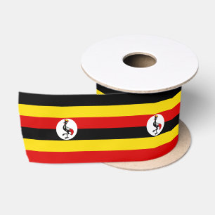Ruban En Satin Drapeau de l'Ouganda