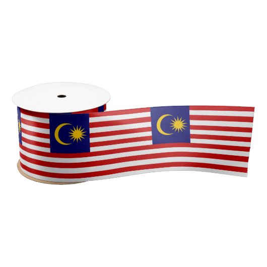 Ruban En Satin Drapeau de Malaisie (Bobine)