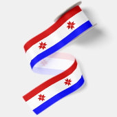 Ruban En Satin Drapeau de Mordovie (Dos)