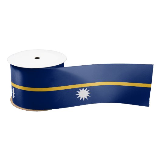 Ruban En Satin Drapeau de Nauru (Bobine)