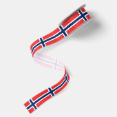 Ruban En Satin Drapeau de Norvège (Dos)
