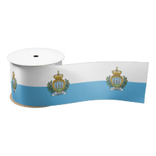 Ruban En Satin Drapeau de Saint-Marin